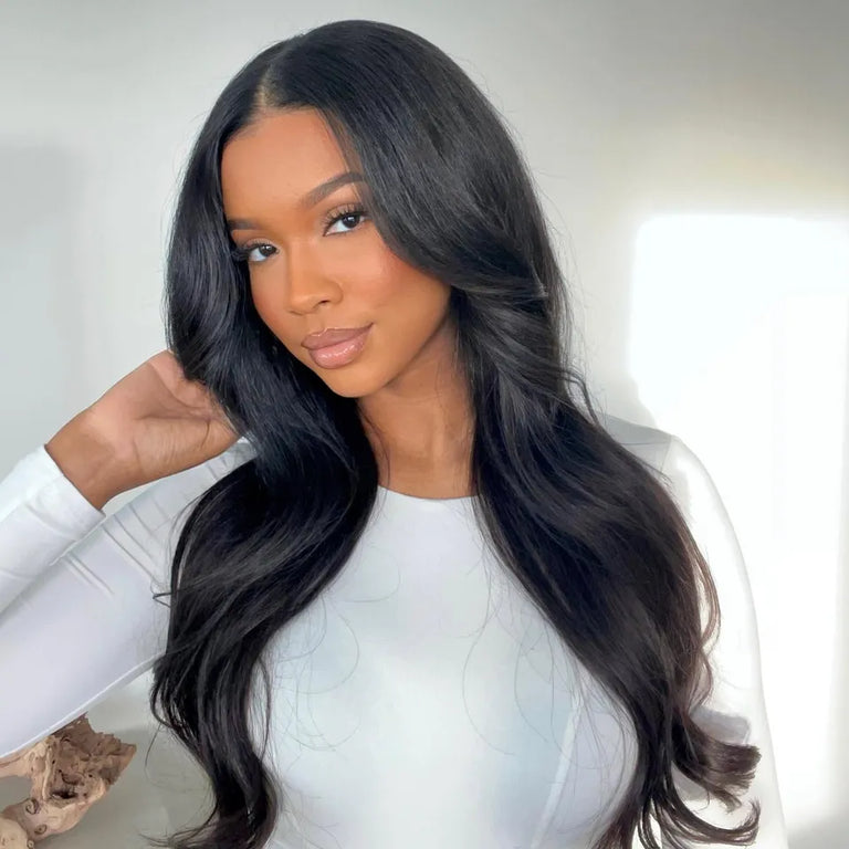 Straight 20 Inch Seamless Remy Clip-in Hair Extensions - 100% Human Hair