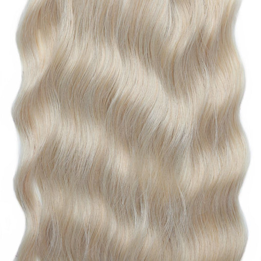 20 inch Clip-in Hair Extensions (160g) Wavy - Honey Blonde