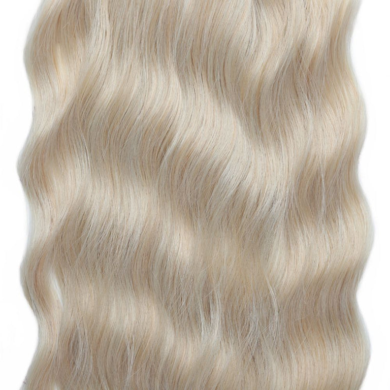 20 inch Clip-in Hair Extensions (160g) Wavy - Honey Blonde
